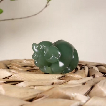 【招財(cái)進(jìn)寶】和田玉碧玉